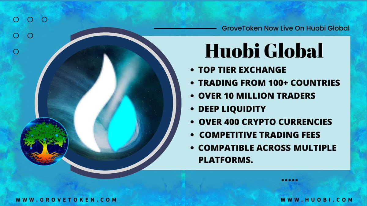 💥 5 Days 5 Wins Giveaway! 💥 
Day 3 of 5...

In Celebration of #HuobiGlobal listing #GroveToken.
We're giving away 100 Billion GVR to one person, each day, for 5 days!

1️⃣ Retweet this Tweet
2️⃣ MUST FOLLOW
<a href="/GroveToken/">GroveCoin Official</a>
<a href="/HuobiGlobal/">火币HTX</a>
@JohnGh87
@CarloDCGT
3️⃣ Tag 5 Friends