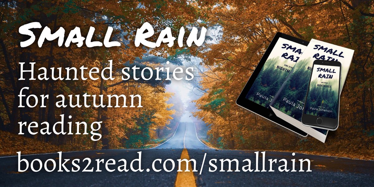 MyBookBot's tweet image. "Quiet little nightmares that sneak up on you when you're not looking. Paula Johanson is a master of the bucolic apocalypse."

-Peter Watts, author of Blindsight
books2read.com/smallrain