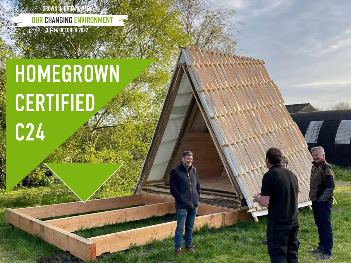 GrowninBritain's tweet photo. "It's just not available" they said.
Oh yes it is!
For the #homegrownhouse project with @LdnMetArts @ForestryEngland and Birling Estate, we sourced the important C24 boards - often used in construction - from GiB certified @EastBrosTimber !
#GiBWeek2022 #STAwards https://t.co/kGLE4b5Cif