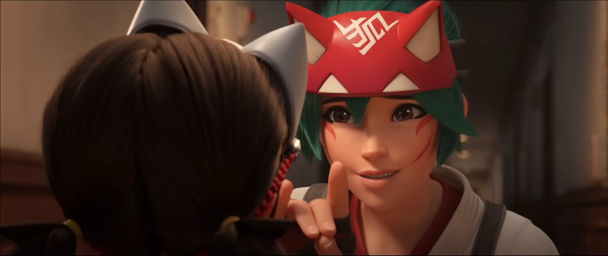 ClausFloyd's tweet photo. I don't know anything about #Overwatch but, i mean, is Kiriko a member of #BulletClub now? https://t.co/u1rdH1roXu