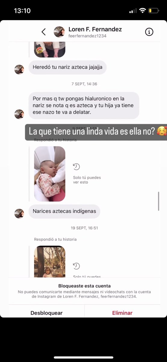 bernienotdead's tweet photo. Que obsesión tenia esta con decirle a stephie demner que tiene NARIZ DE AZTECA ?? Sjsjs la gente esta re loca https://t.co/tzX62p2me3