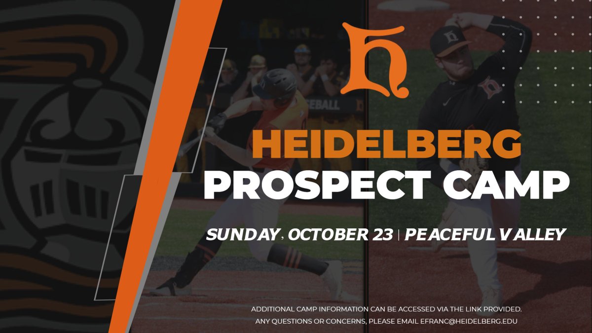 ‼️ Less than 2 weeks until the @BergBaseball Prospect Camp‼️ Some spots still open for 23, 24, & 25 grads. Great opportunity to experience what Berg Baseball has to offer, while working with coaches & players! Click the link for more info and to register: forms.gle/rWSyiW5xSwyYPd…