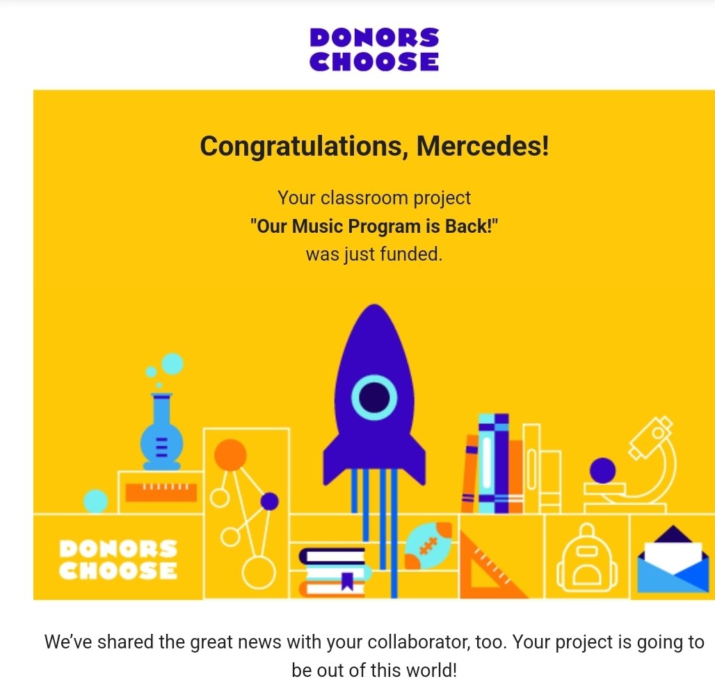 Thank you generous donors and <a href="/DonorsChoose/">DonorsChoose</a> for making ny dream a reality! Soon our students will tickle the ivories...so stoked.😁🎹🎉 <a href="/panamcs2008/">Pan American Academy Charter School</a> #keyboardsformusicclass #babygrabddonatedtoo #beethovensinthemaking