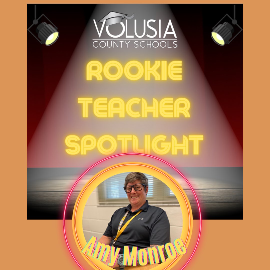 Volusia Recruits (@volusiarecruits) on Twitter photo Starting off the morning recognizing some of our awesome @VCSNewTeachers teachers 🎉
Congratulations Amy Monroe of <a href="/HinsonHurrican1/">Hinson Hurricanes</a>- Middle School Rookie Teacher of the Month for September 👏👏👏 Keep being a bright light for your students
#TeachingMatters #VCS123 Starting off the morning recognizing some of our awesome @VCSNewTeachers teachers 🎉
Congratulations Amy Monroe of <a href="/HinsonHurrican1/">Hinson Hurricanes</a>- Middle School Rookie Teacher of the Month for September 👏👏👏 Keep being a bright light for your students
#TeachingMatters #VCS123