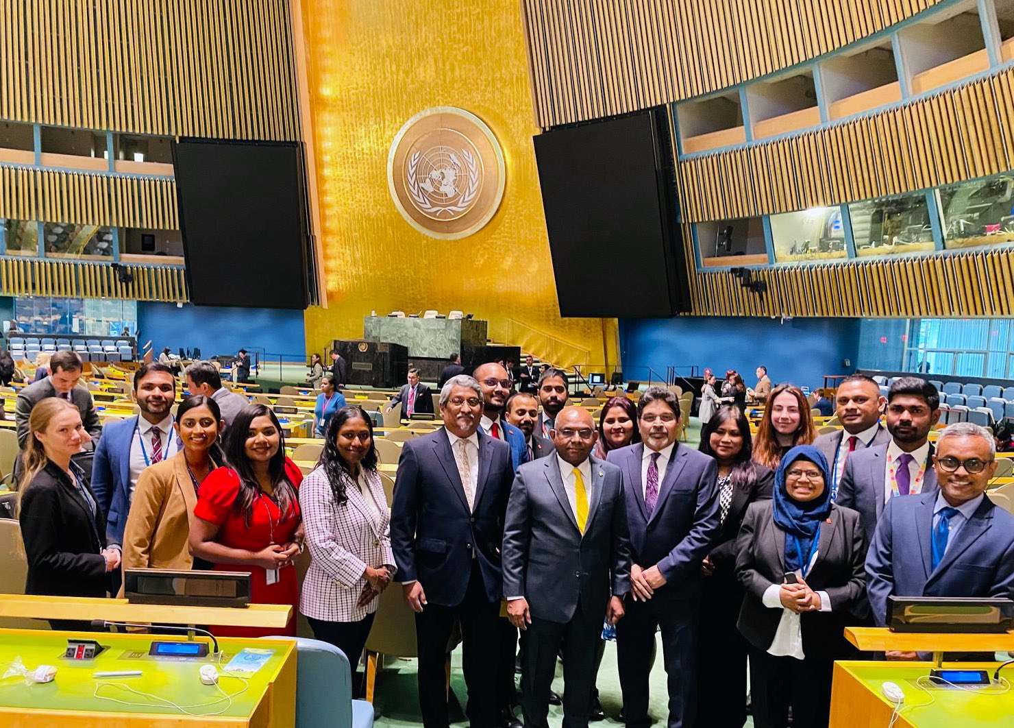 Team Maldives at the UN General Assembly