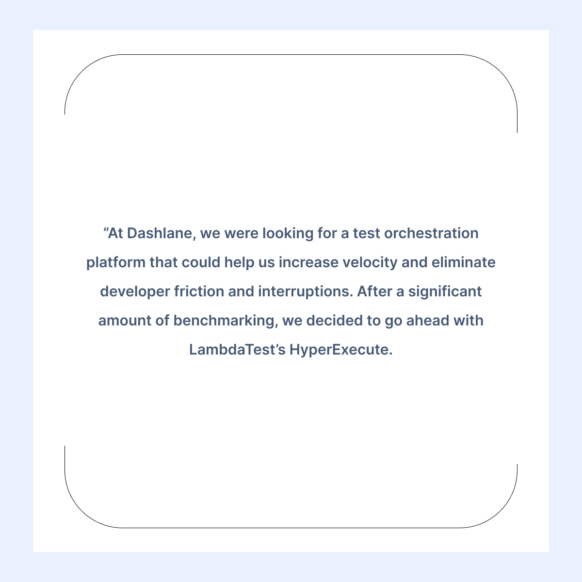 testmuai's tweet photo. Here is what Giovanna Faso, VP, Engineering Operations, Dashlane, has to say about LambdaTest’s #HyperExecute.
Learn how LambdaTest, a featured Microsoft Ignite Partner, has helped the team at @dashlane.
👉 https://t.co/S2fCVApi2T
#MSIgnite #MSPartner #LambdatestYourApps https://t.co/nepOM5H2GV