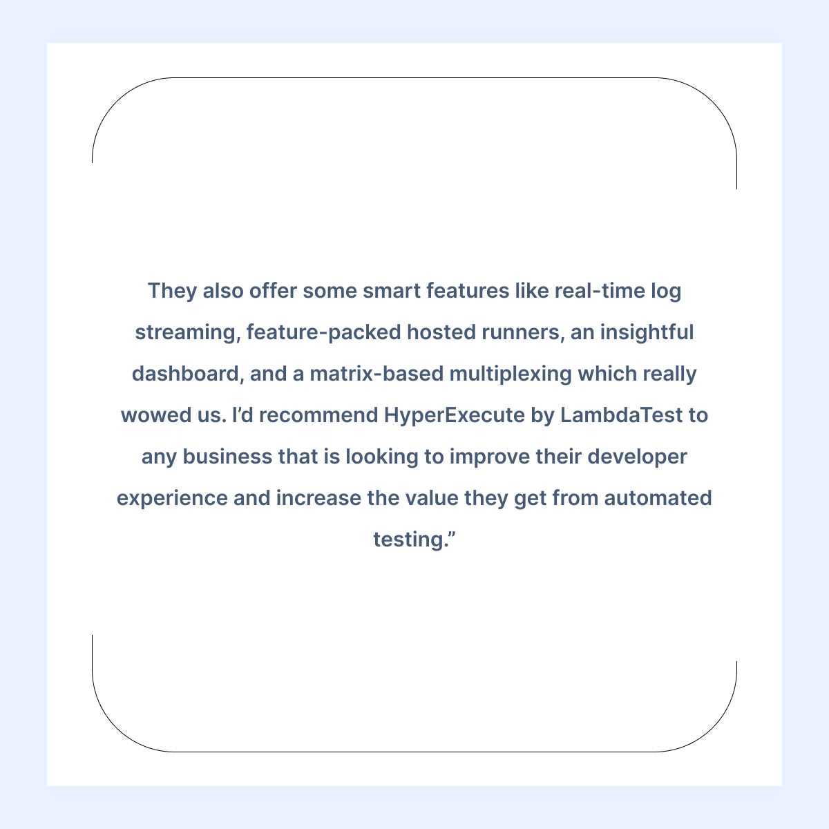 testmuai's tweet photo. Here is what Giovanna Faso, VP, Engineering Operations, Dashlane, has to say about LambdaTest’s #HyperExecute.
Learn how LambdaTest, a featured Microsoft Ignite Partner, has helped the team at @dashlane.
👉 https://t.co/S2fCVApi2T
#MSIgnite #MSPartner #LambdatestYourApps https://t.co/nepOM5H2GV