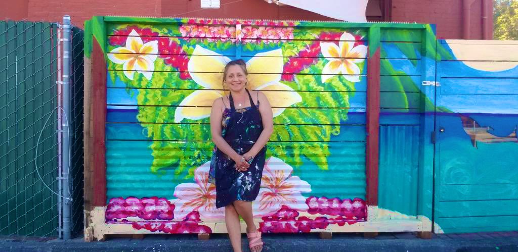 HulaGirlNFT's tweet photo. Our lead artist @JacquiArt808 was commissioned for a Mural, for The Pono Grill restaurant in San Jose! 🍱 🥘
Will be dropping more photos 🌺
#hulagirlnft #himana #mural https://t.co/5tBSXBiCLF