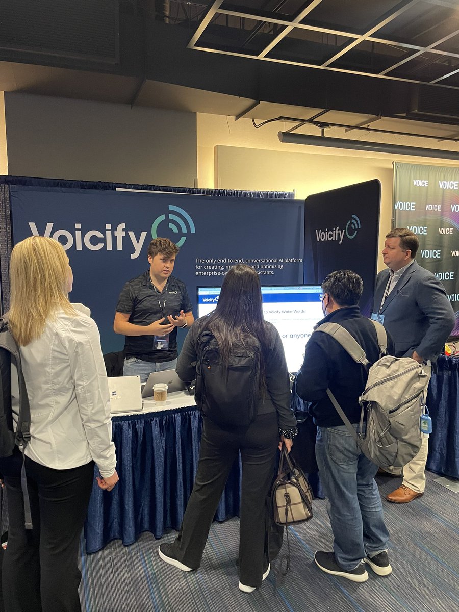 Day one at #VOICE22! Stop by our booth today or tomorrow for a demo of Voicify! @VoiceSummitAI <a href="/Suave_Pirate/">Alex Dunn 🎮 🐙⌨️</a>