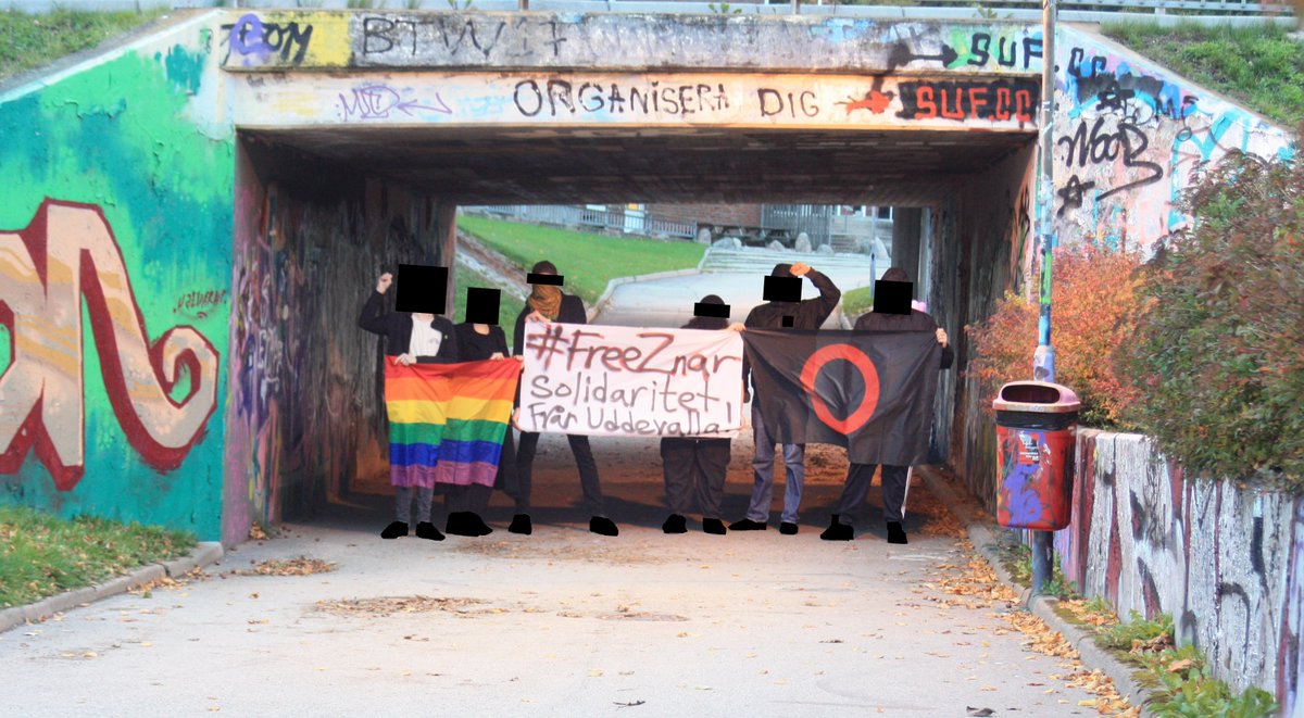 sufuddevalla's tweet photo. Solidaritet från Västkusten
#FreeZnar https://t.co/wu2dkQMF7Z