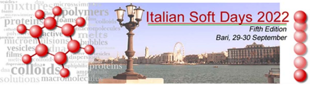 We happy to announce that Jacopo got awarded the best oral prize at the Italian Soft Days conference with his talk "Controlling the three-dimensional shape of soft particles at fluid interfaces and how this affects their two-dimensional assembly"! sites.google.com/site/italianso…