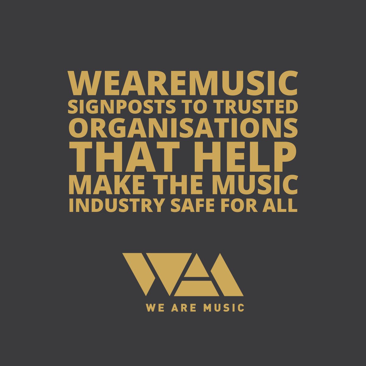 Music professionals should be free from bullying and harassment

WeAreMusic signposts to trusted organisations that help make the music industry safe for all

wearemusic.info