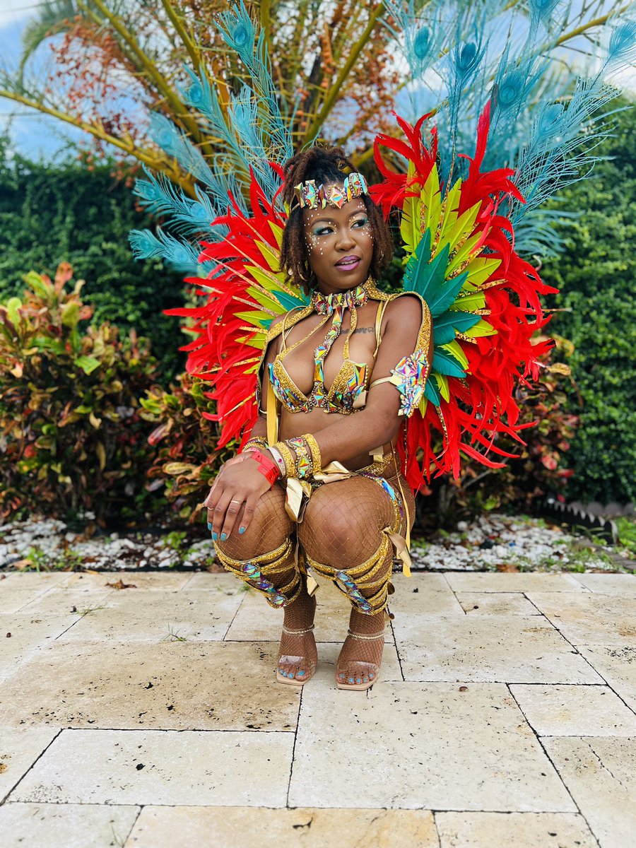 _GuyaneseLoveee's tweet photo. first time playing Mas. 👌🏾💃🏾😻 
#Miamicarnival2022 #SavageMas https://t.co/ezvq3n3Q7i