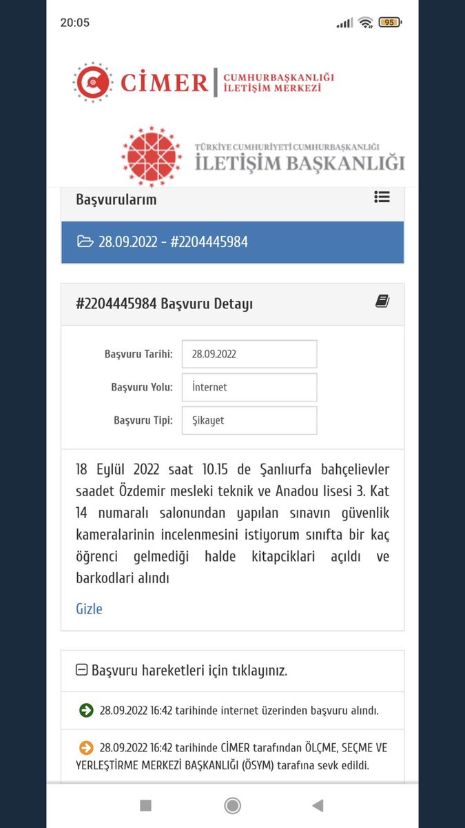 Günlerdir sesimizi duyurmaya çalışıyoruz...
18 Eylül'de yapılan KPSS sınavında bazı şehirlerde bazı adaylara jelatini yırtılmış/çıkarılmış kitapçık verildiği idda ediliyor. Ve daha başka iddalarda mevcut.
@FOXhaber
#18EylülSoruşturulsun

#banasor