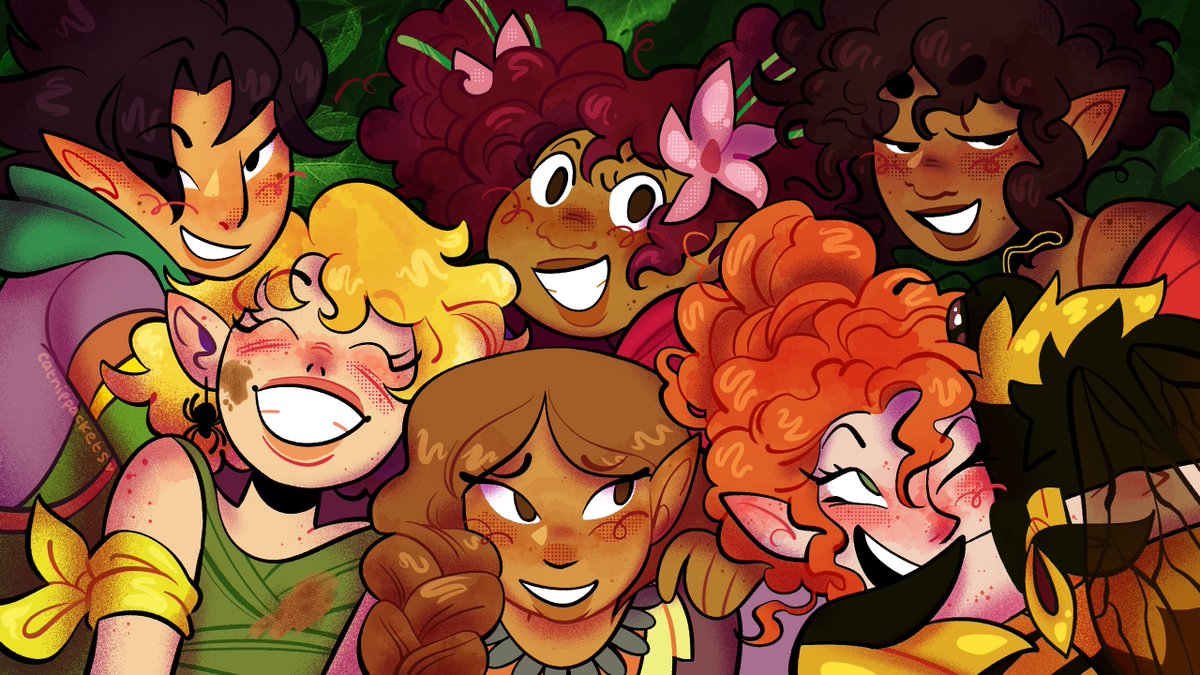 catnippacket's tweet image. #PortfolioDay
I'm Selena! I'm a storyboard artist, comic artist, and illustrator who loves faeries & cats and I have a dreamy horror comic called The Backmaker that updates every Friday :)
✉️: selena.marchetti@hotmail.com
🌙: selenamarchetti.com
🚪: thebackmaker.com