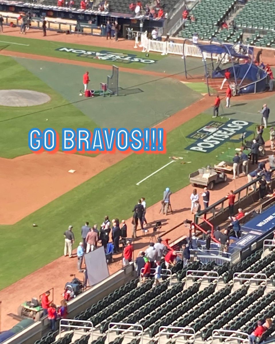 OptimizeWDave's tweet photo. #back2battle let’s go @Braves https://t.co/ZPNoe62eQy