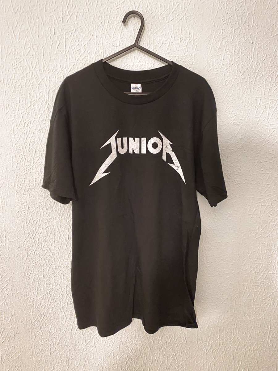 Finally put our “Juntallica” shirts on our online store! Grab one now at musicofjunior.com 🔥