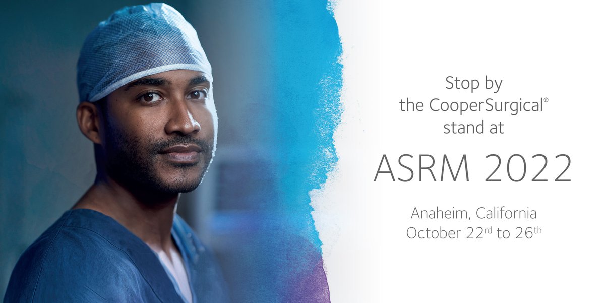 coopersurgical's tweet image. Join us at #ASRM2022 Anaheim Oct 22nd to 26th 2022
We have a busy schedule of exciting activities including coaching sessions, demonstrations and loads more at our #CooperSurgical stand

Join us on the journey to change fertility care #ForGenerationsToCome bit.ly/3ywkSWN