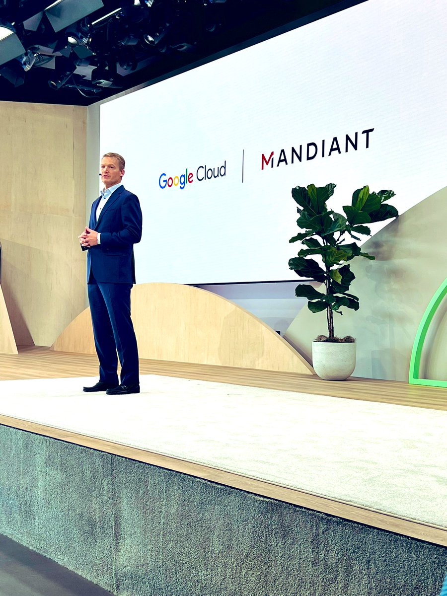 Vikram Ramesh (@vikramesh) on Twitter photo Kevin Mandia, CEO of <a href="/Mandiant/">Mandiant (part of Google Cloud)</a> presenting at the <a href="/googlecloud/">Google Cloud</a> keynote on the shared vision of delivering a security operations suite to help enterprises globally stay protected at every stage of the security lifecycle. #GoogleCloud Kevin Mandia, CEO of <a href="/Mandiant/">Mandiant (part of Google Cloud)</a> presenting at the <a href="/googlecloud/">Google Cloud</a> keynote on the shared vision of delivering a security operations suite to help enterprises globally stay protected at every stage of the security lifecycle. #GoogleCloud