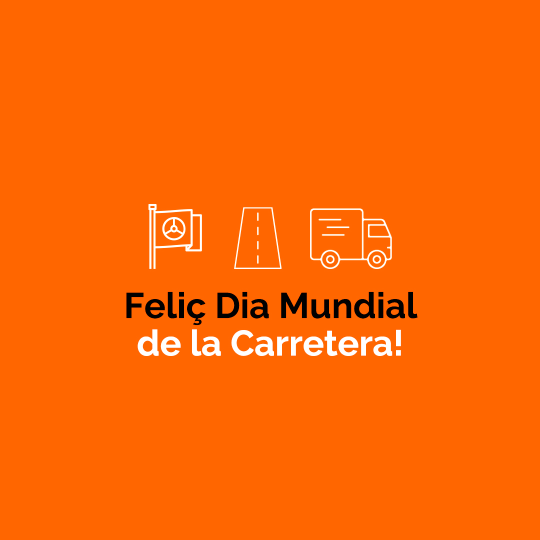 asotranslleida's tweet photo. Avui se celebra el #DiaMundialDeLaCarretera 🛣 per reconèixer i rendir homenatge 👏 als qui fan possible que milers de conductors professionals i particulars puguin utilitzar-les.

GRÀCIES a tots els qui hi passeu els dies treballant-hi! 🧡

Amb el suport del @vicepresicat https://t.co/cYoYHLQj4e