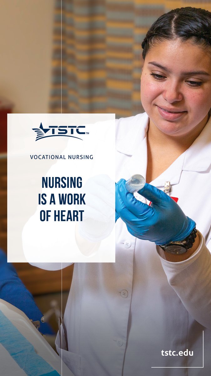 Is your heart in helping others? TSTC has the perfect remedy. Become a nurse. Applications for the spring semester are due November 1. Visit bit.ly/3T2plbv