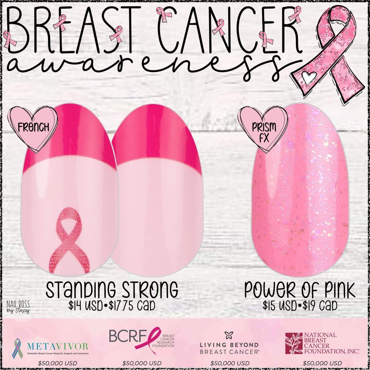 DanakaWeber's tweet photo. Breast Cancer awareness month!! 💖Color Street is contributing $200,000 to four charities!! Help me reach my goal of selling 15 sets! ⬇️⬇️⬇️

Purchase here https://t.co/aaHs6Noen6 https://t.co/qieED4BWnB