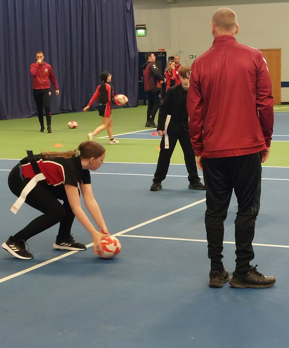 LadybridgeLs's tweet photo. Ladybridge learners receiving expert rugby league tuition and experiencing wheelchair rugby too at Bolton Arena. @LadybridgeHigh @LadybridgePe @Panathlon https://t.co/Fxb48nPnik