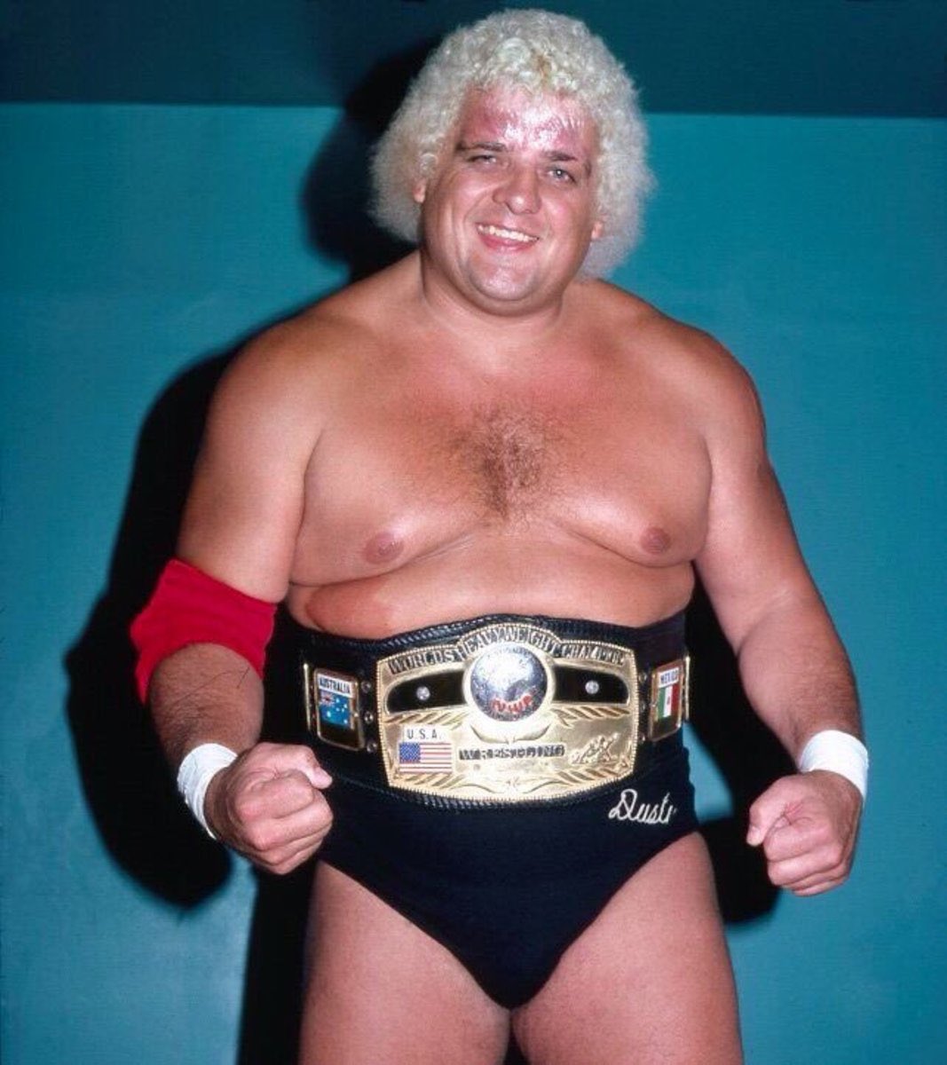 Happy birthday to a legend, and the son of a plumber. The American Dream, Dusty Rhodes 