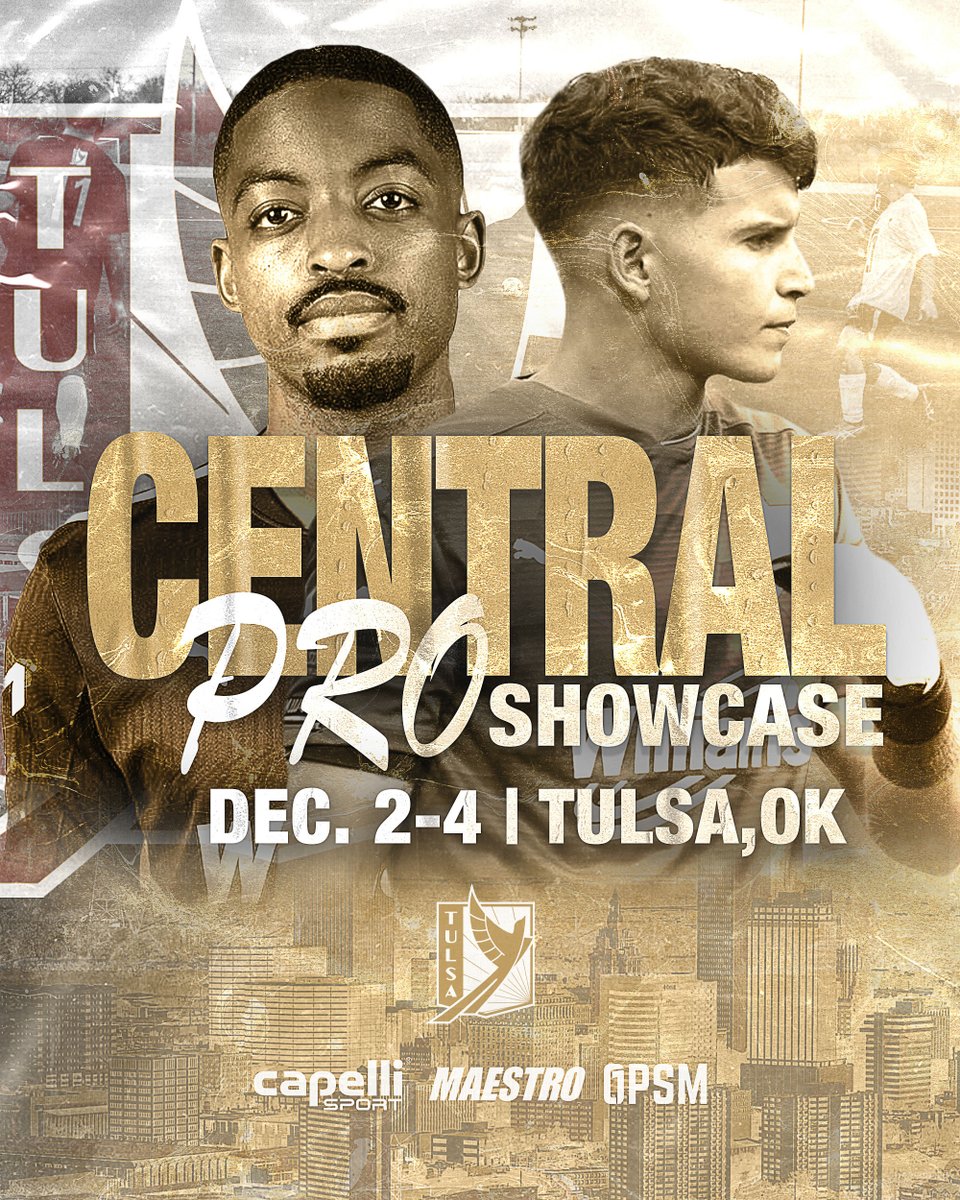 FCTulsa's tweet image. OPSM x FC TULSA PRO SHOWCASE IS COMING 🚨 ✍️

The second stop on the @opsmpro Off-Season Showcase Series is in the Midwest! Showcase yourself in front of Professional Coaches, Agents &amp;amp; Scouts this November 🌟 

📲 Apply here: bit.ly/3SWkvwI

#ForTulsa | #OPSMSoccer