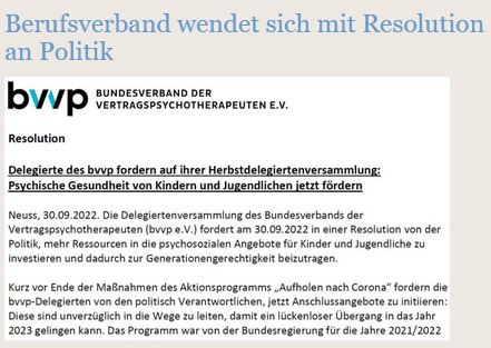 KJP_WL's tweet photo. https://t.co/6VlCqb0Uq5
Es wird noch lange dauern, bis Kinder und Jugendliche sich von den psychischen Folgen der Pandemie erholt haben. Gut, dass der @bvvp_bund an Politiker appelliert, sich für die psychische Gesundheit von Kindern und Jugendlichen zu engagieren! #KiJuPsy https://t.co/pGJ0GY3ASS