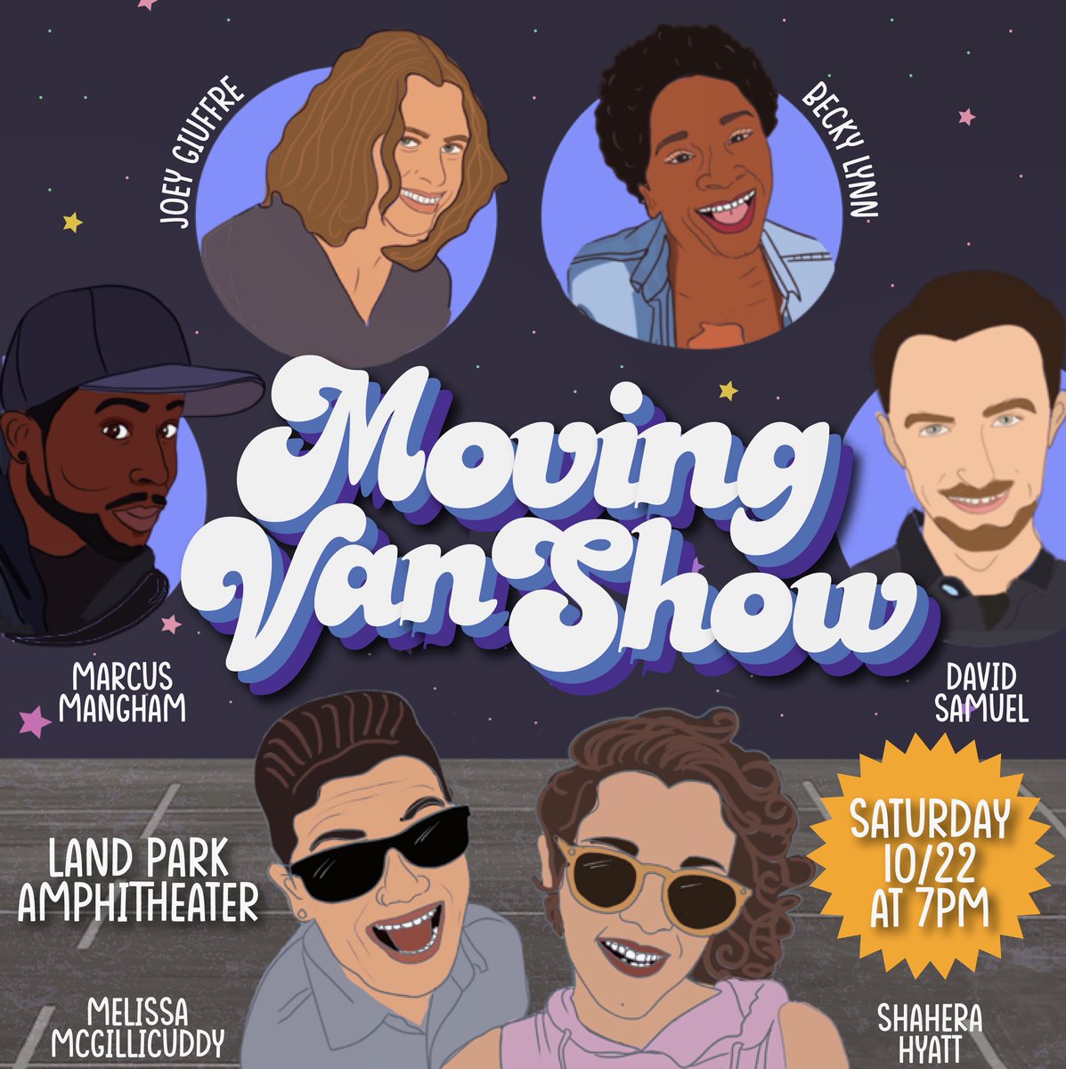 Come to our last outdoor show of the season! 10/22, 7pm, Land Park Amphitheater sweatie 😘