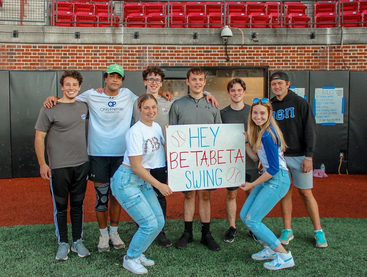 Beta_UC's tweet image. We had an absolute blast at this year’s Angels in the Outfield wiffleball tournament! Thank you to the lovely ladies of @UCPiBetaPhi for putting on such a fun event!