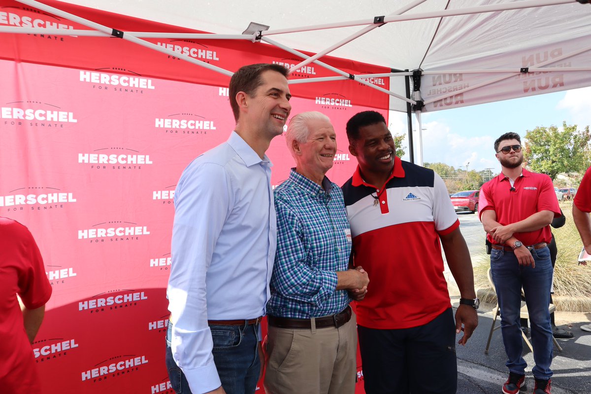 Georgia, if you help @HerschelWalker win, he’ll be your champion in the Senate. We need Herschel to fight against Biden’s inflation, the crime wave, and the border crisis.