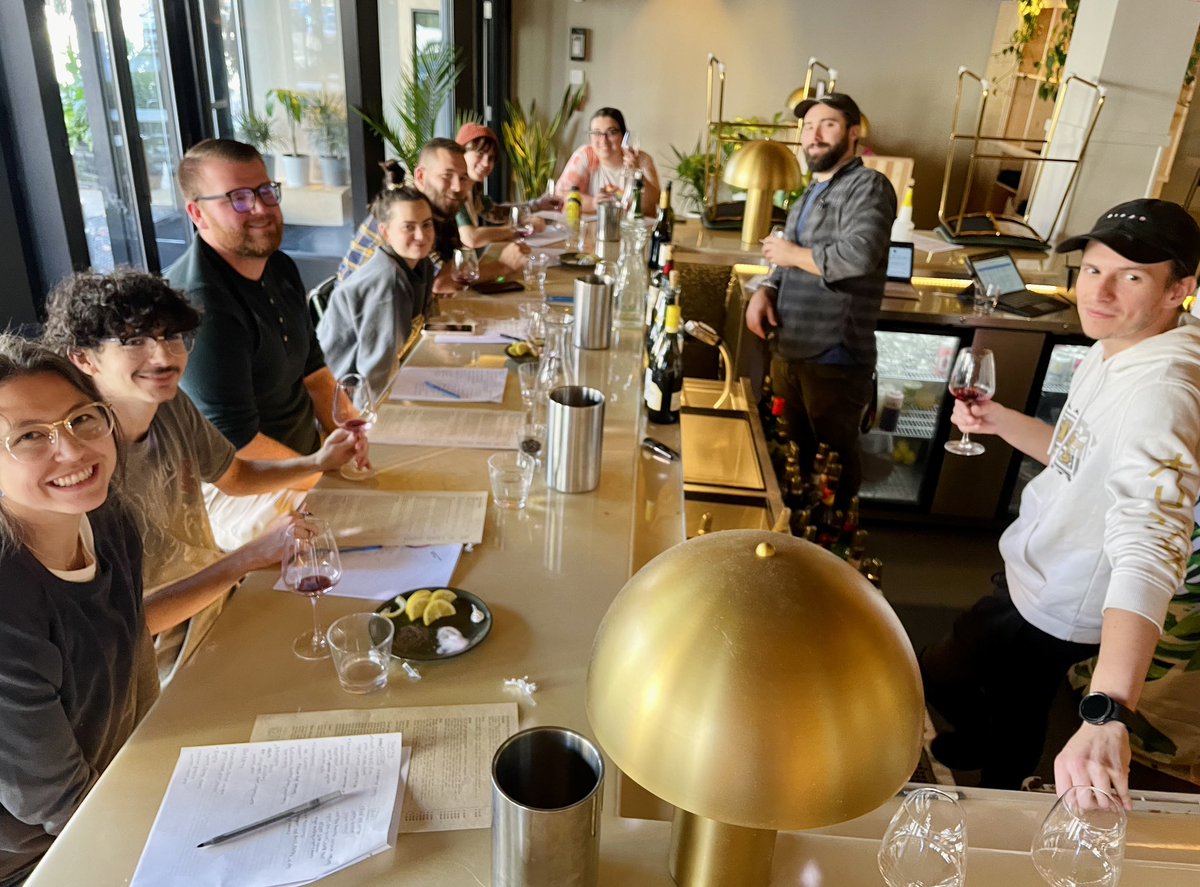 brightside_CLE's tweet photo. The #brightsidecle squad is happily tasting through the new wines hitting our list this week. We're looking forward to seeing you all soon. Cheers! 🥂 #livelifeonthebrightside #brightside #ohiocity #brightsidecleveland https://t.co/izwsOKND9y
