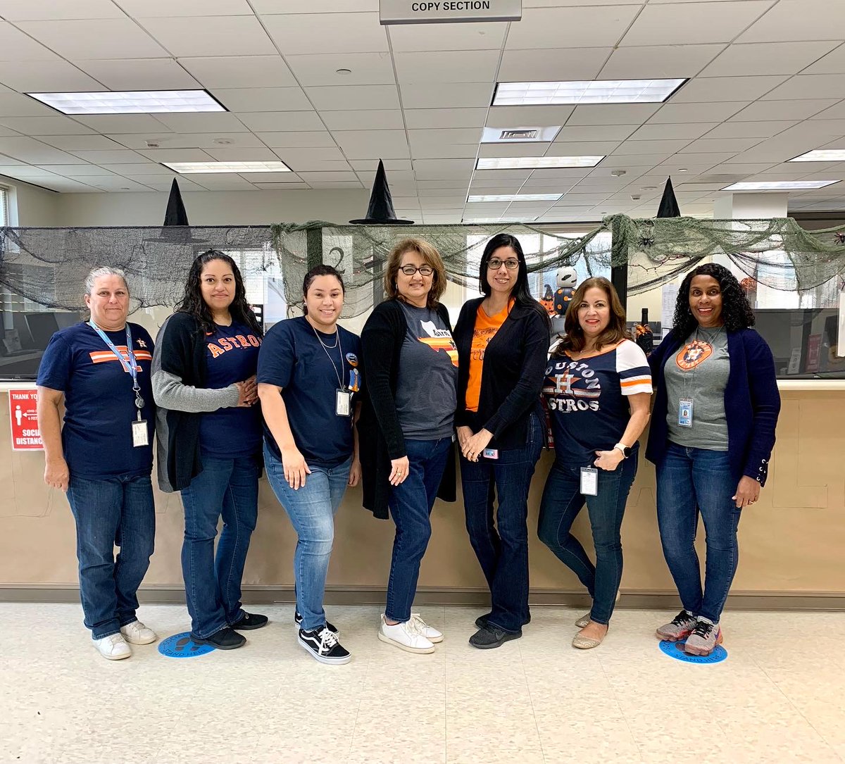 harriscotxclerk's tweet photo. The Harris County Clerk’s Office is geared up and ready to support the @astros. Let’s go Astros!! ⚾️🧡#hcco #levelup #aldsgame1 #forthecity🤘🏼 #ALDS #houstonastrosbaseball #houstontx #postseason https://t.co/mAXycJM1uQ