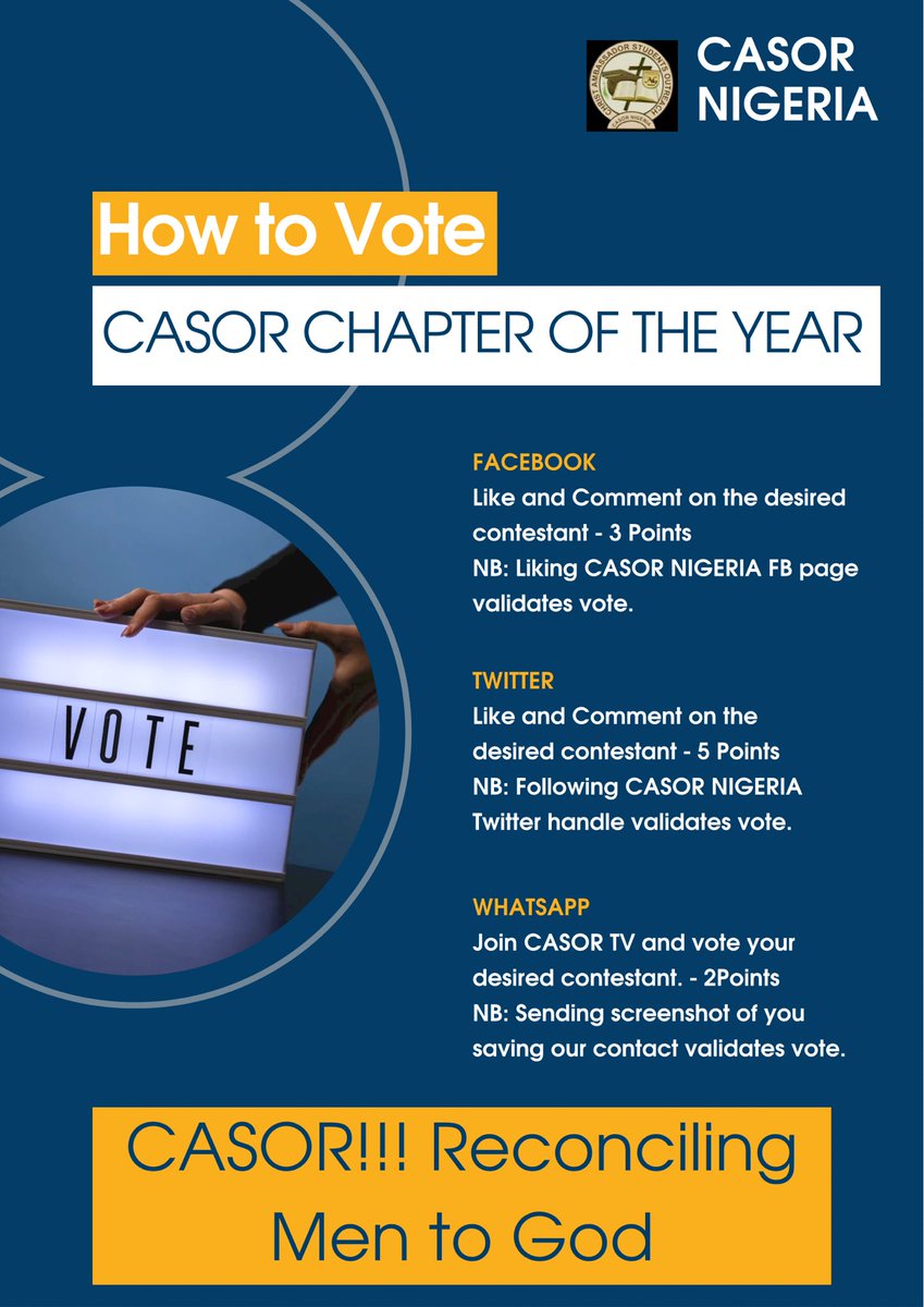 CASOR NIGERIA tweet media