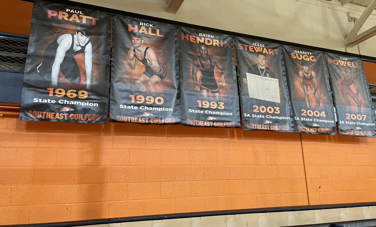 wrestleSE's tweet photo. Honoring our state champs at SEHS a little differently!  #builtnotborn https://t.co/lRljKfzFyw