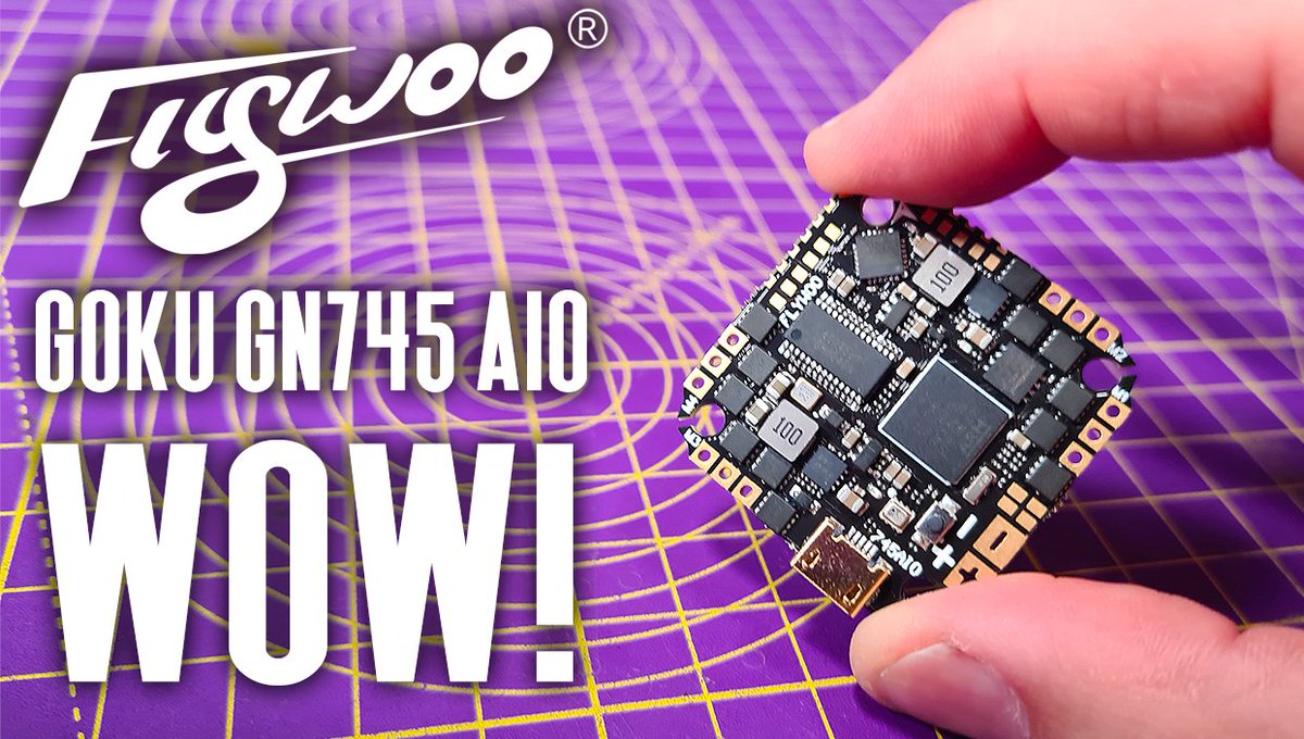 whirlybloke's tweet photo. The #Flywoo GOKU GN745 40A AIO toothpick flight controller has a mighty impressive spec for something so small and so light. And there's support for #BetaFlight. #INAV and #ArduPilot. Watch my review https://t.co/0JJiTj17TZ https://t.co/CvxTxSM1GU