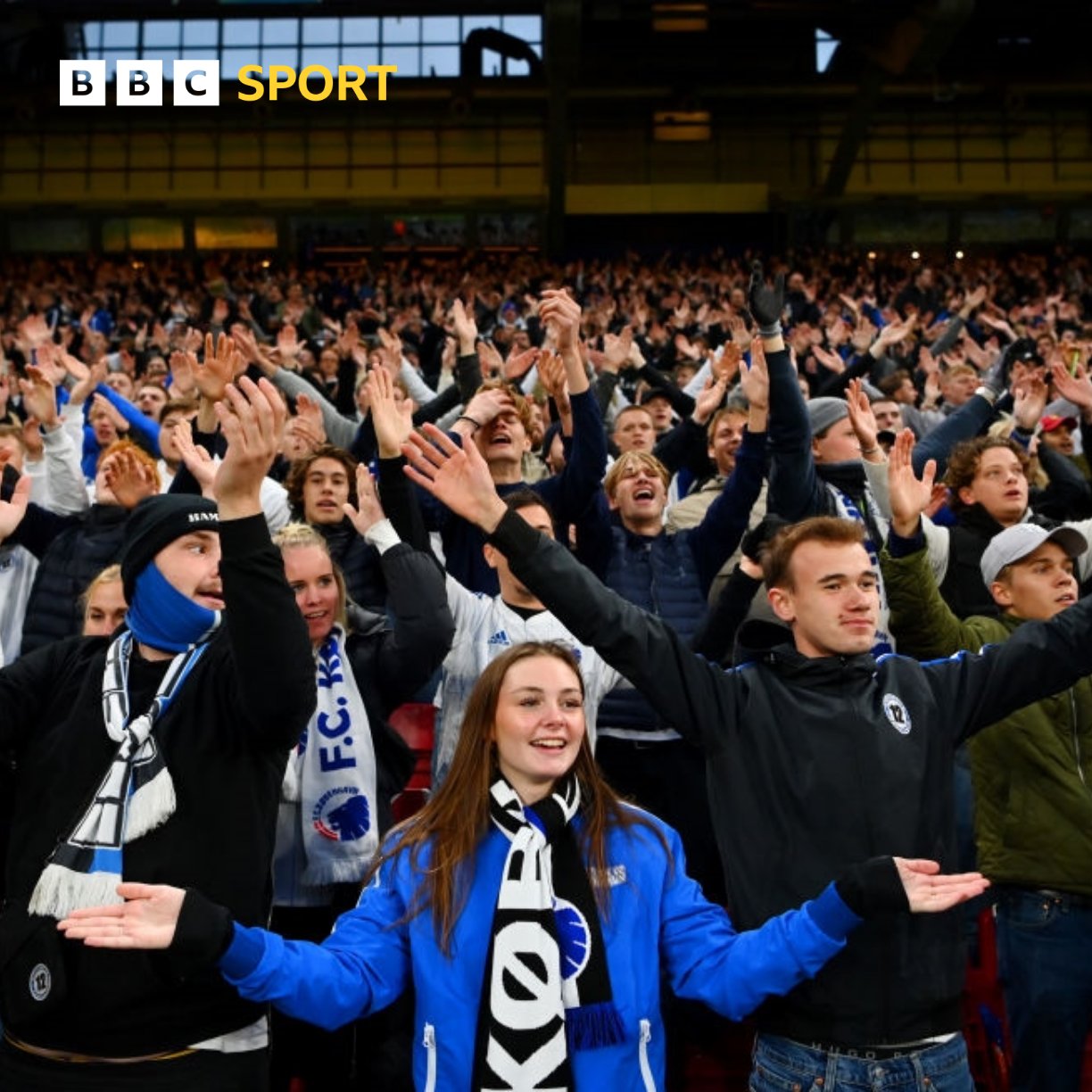 Match of the Day on Twitter: "The FC Copenhagen fans are making some serious noise! 📢 Who are the supporters in the #UCL this season? #BBCFootball #COPMCI https://t.co/ZWpgJyhhpT" / Twitter