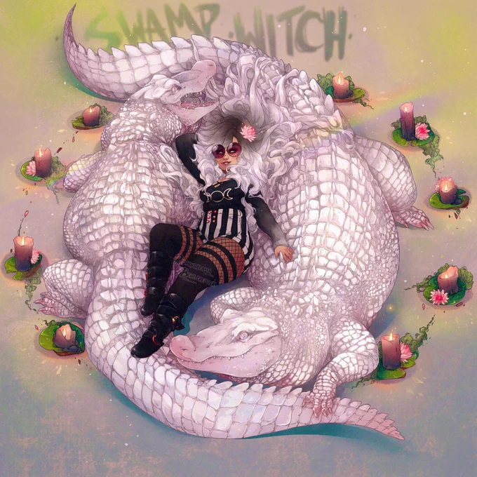  It's #PortfolioDay I don't know if I've ever managed to catch one in time? But hey there, I'm Witch! I love drawing &amp; surrounding myself with the things I'm passionate about - from gators, nature, snacks, and softness to all things spooky ~                    