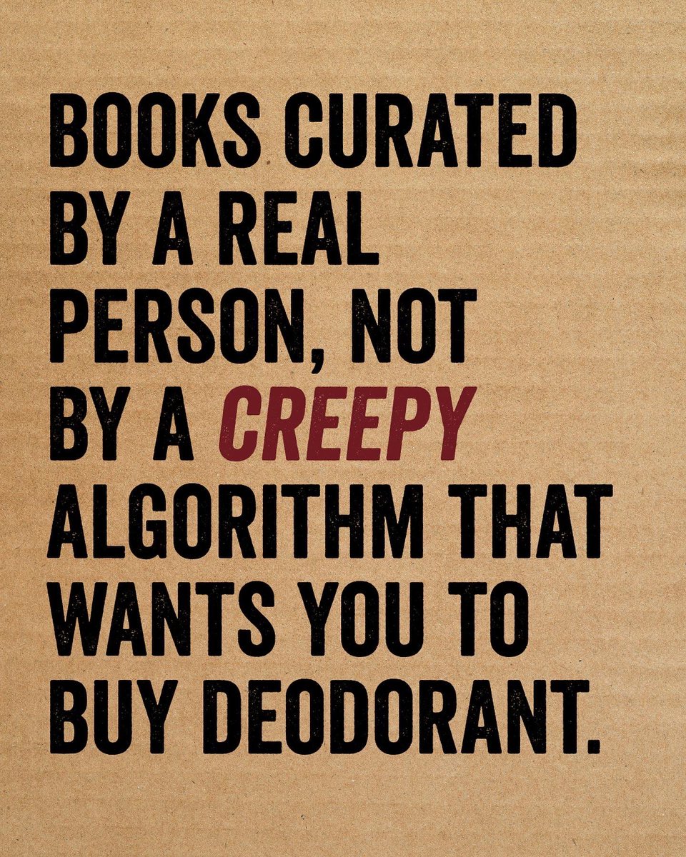 It seems like a good day to remind everyone that where you spend your money matters - today, tomorrow and always. #ShopIndie Don’t let bookstores get #BoxedOut.