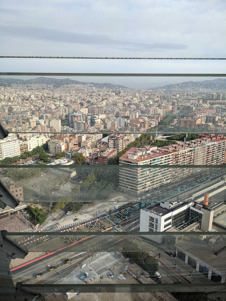 Just finished a second amazing day at the @nf_core hackathon #NextflowSummit. It's a very supportive community and I'm learning a lot from many people here. Also we're in a tower in Barcelona with some awesome views.