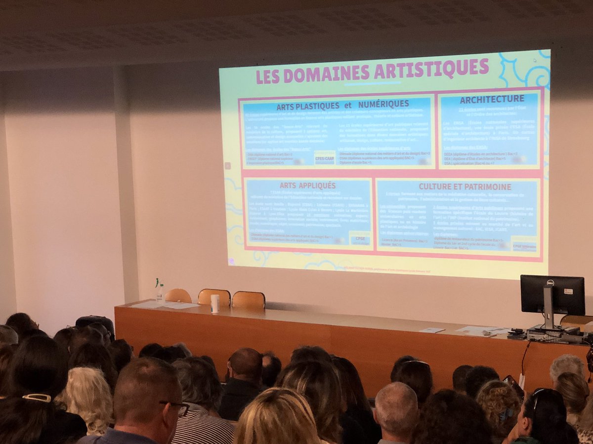 Construire son orientation en filière artistique : Réunion d’information menée par Melanie Fillion-Robin pour les familles du lycée Simone Veil et CIV de Valbonne. #orientation <a href="/CroisonnierH/">Croisonnier Hélène</a> <a href="/LgtSVeil/">Lycée Simone Veil</a> <a href="/CIV_FRANCE/">Campus International Valbonne</a>