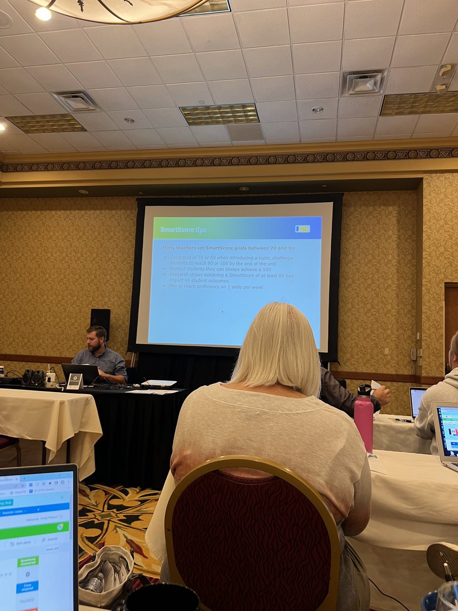 CraigFleece's tweet photo. Having a blast and learning a lot with Dale at #IXLLive in Cedar Rapids!!! #education #professionallearning #teacher #cedarrapids #iowa https://t.co/lZtcwxj2U0