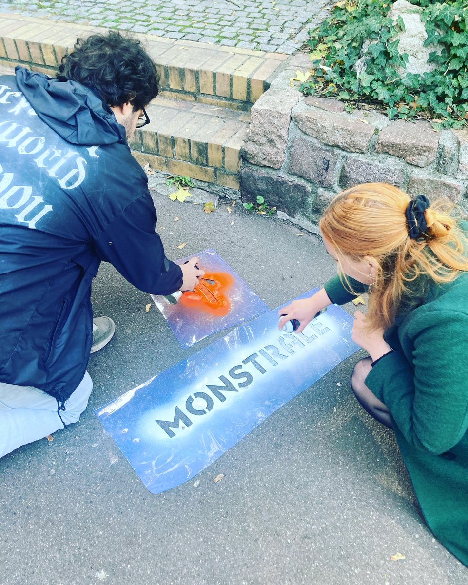 monstraletweet's tweet photo. Today we created some chalk hints to the cinemas … see you there https://t.co/Xlss5tzTaZ