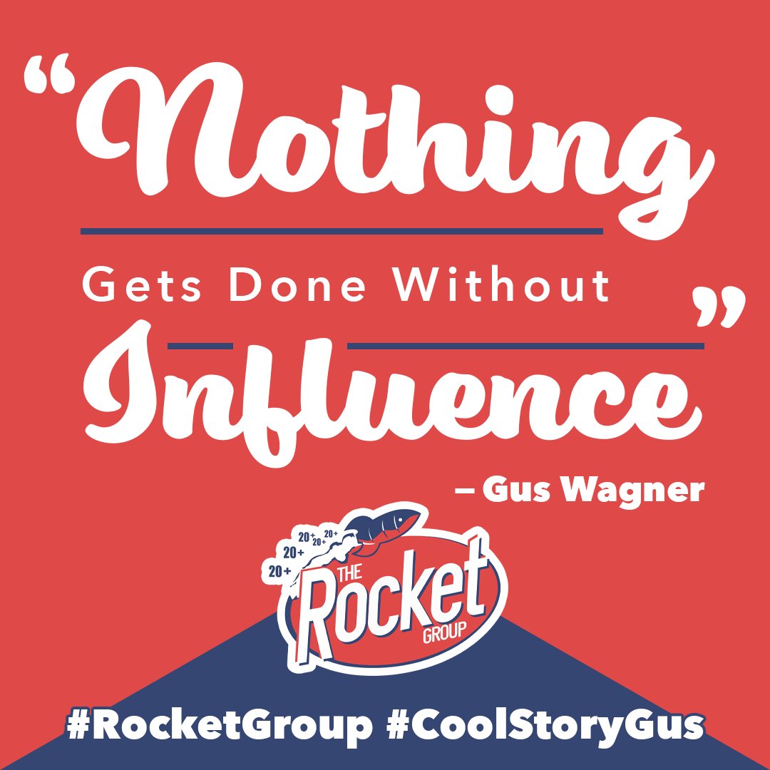 Who has influenced you to take action today?

More importantly, who have *you* influenced to take action today?

#RocketGroup #CoolStoryGus