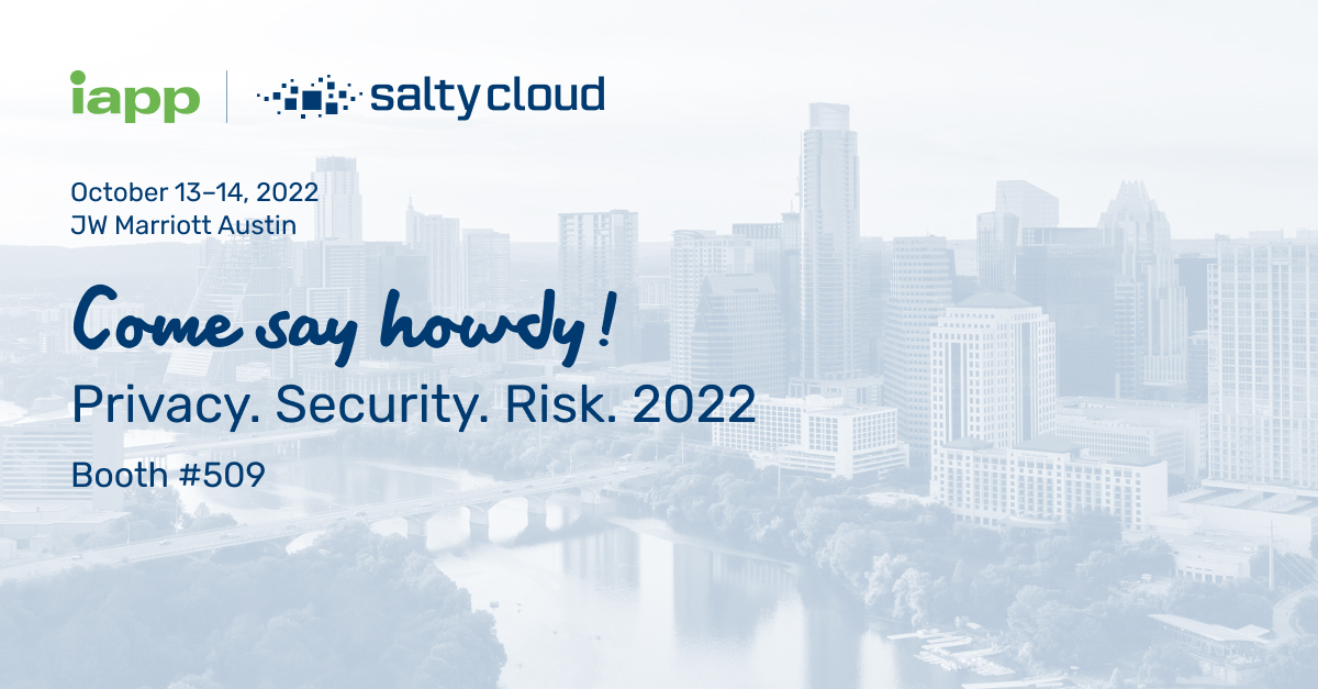 This week we're at #PSR22 (Booth # 509)! Stop for the sweet treats 🍫 and stay for the insightful conversations on managing privacy compliance and program maturity 🧠. See you soon 👋!