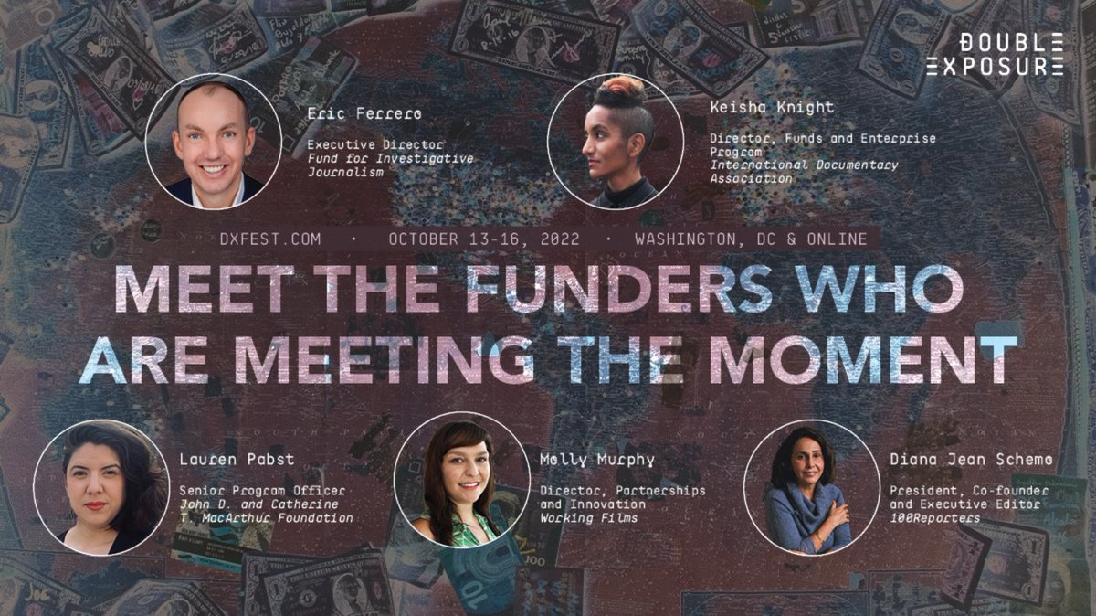 THIS FRIDAY! Join us for a DX perennial favorite! We’ve asked participants to talk about their grantmaking as it supports work to investigate and expose efforts to dismantle democracy and freedom. With @contextmessage @ericferrero @mollyinawe and Keisha Knight @IDAorg. 💸