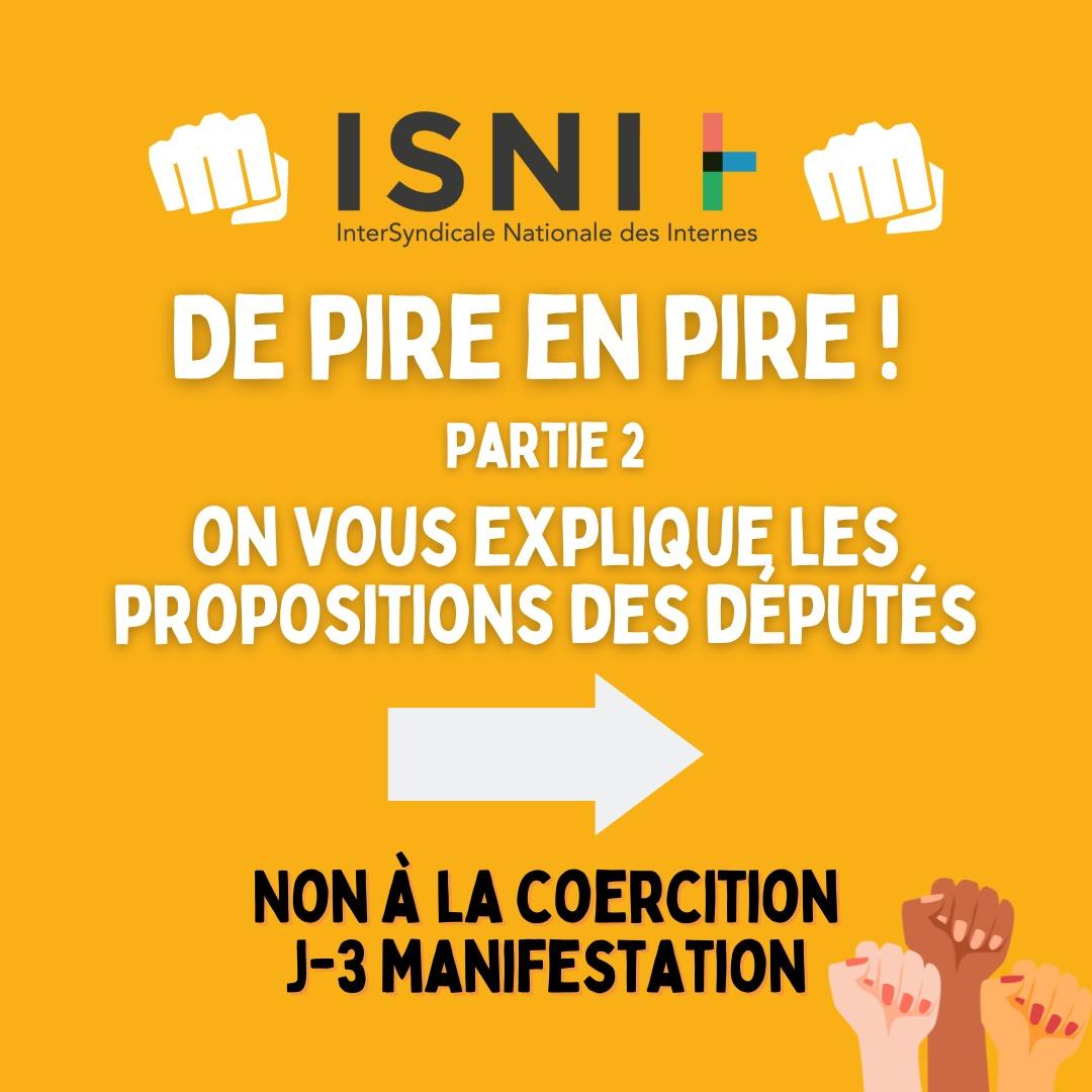ISNI - InterSyndicale Nationale des Internes tweet media