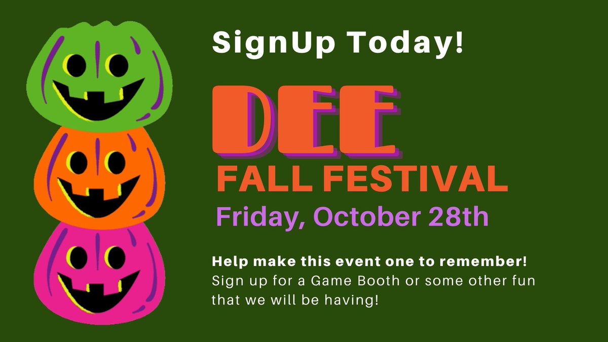 DExplorerspta's tweet image. Volunteers Needed:
SignUp today to help make our Fall Festival a success!

signupgenius.com/go/70A094BA4AA…

This event is one that students, staff and volunteers are still talking about from last year! Come and be part of the fun this year!